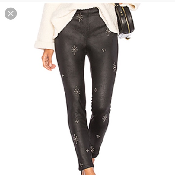 Free people Pants - Free People Vegan-leather Leggings
